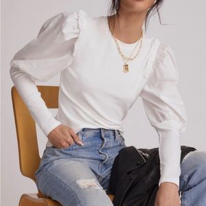 NWT Anthropologie ruffled top!